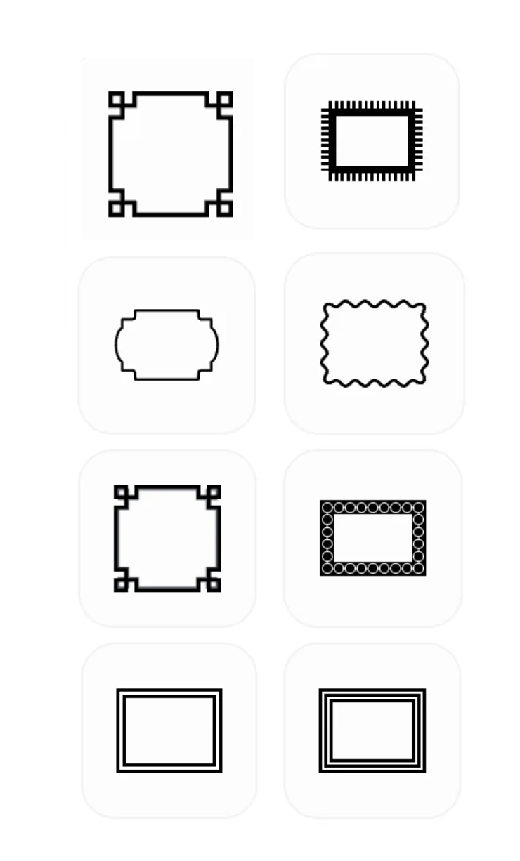 Editor canvas showing frame and label elements on a design