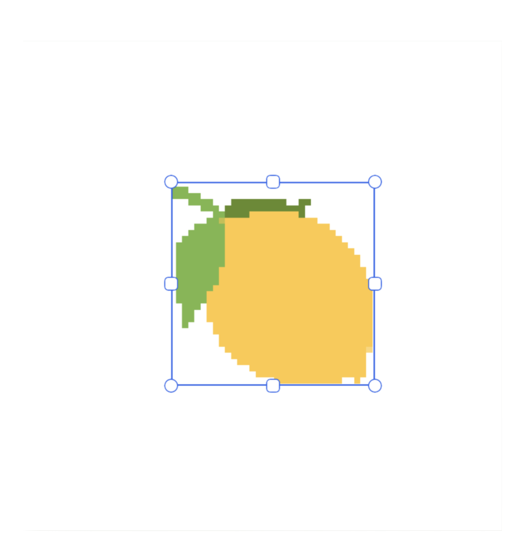 Editor canvas showing multiple icon elements